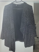 Cekinowe bolerko w kolorze srebrnym r. L/XL