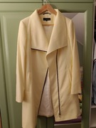 Płaszcz lekki zamek żółty wiosna jesień