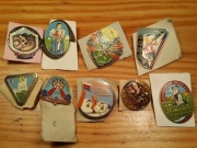 Wpinka Przypinka 9 szt PRL lata 70-te i 80-te NIEUŻYWANE ! Zest.1 PKP PTTK 