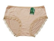 Figi Majtki bambusowe wygodne L/XL z koronką