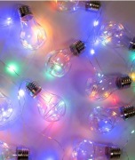 Girlanda LED Żarówki Multicolor 10 szt. – Zewnętrzna i Wewnętrzna IP44