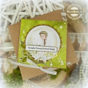 Pamiątka Pierwszej Komunii Świętej - kartka 