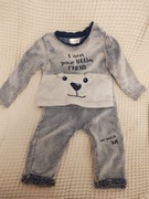 Piżamka zimowa pluszowy dres Teddy bear r. 80