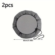 Wytrzymałe Pokrowce na Deszczownice z Poliestrowej Siatki x 2 