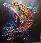 Obraz malowany diamentami 