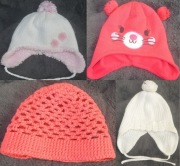 Zestaw Czapeczek dla dziewczynki rozm.68-80
