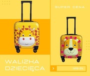 Walizka dziecięca kabinowa bagaż dzieci 