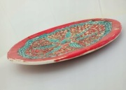 **patera GWIAZDA szmaragd Cepelia PRL 1950+