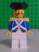 Figurka Lego Pirates I: Imperial Soldiers: pi063 Imperial Soldier - Officer