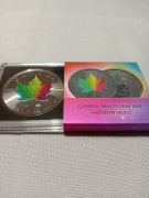 Kanada Maple Leaf Rainbow Holo 2022r. 1 Oz