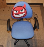 Fotel obrotowy biurowy SMART niebieski