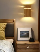 Kinkiet zestaw 2 szt drewniany boho / glamour / loft