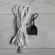 KABEL TELEFONICZNY WTYK - TAF E ----- WTYK R J  + ADAPTER.