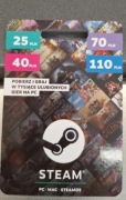 Doładowanie do STEAM 110zł.