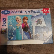 Puzzle 3x49 KRAINA LODU FROZEN 