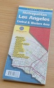 Metropolitan Los Angeles Central & Western Area - duża rozkładana mapa 