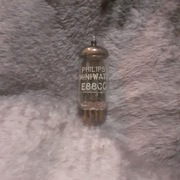 Lampa elektronowa Philips miniwatt e88cc, unikat ze złotymi pinami