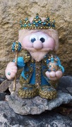 Krasnal "Król", urodziny, prezent, handmade