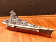 Model BISMARCK Metalowy Okręt II Wojny Światowej Niemiecki Pancernik