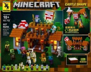 Zestaw klocków Minecraft 857 el. LED | kompatybilne z LEGO | figurki | duży