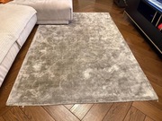 Dywan szary wiskoza 160 x 230 cm stan bardzo dobry