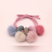 Gumka do włosów hand made futerko