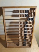 Stare piękne liczydło drewniane