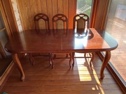 Stół rozsuwany 180/230 cm dł 90 cm szer+6 krzeseł 