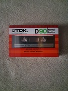 Kaseta magnetofonowa TDK D90  ,,Japan,,