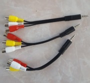 Jack 3.5 mm - Chinch x 3 - redukcja 