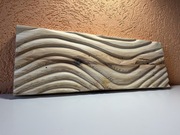 Rzeźba w Drewnie Plaskorzeźba obraz ma ścianę