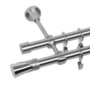 Nowy karnisz podwójny 180cm ciche kółka