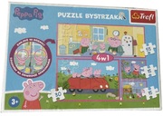 Puzzle Trefl ŚWINKA PEPPA  4W1 5900511919547