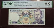 200 zł 1986 PMG 68 Dąbrowski UNC