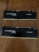 HyperX Fury Black DDR4 8GB x 2 CL16 2666 HX426C16FB3AK2/16