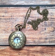 Męski Zegarek Kieszonkowy z Łańcuszkiem 