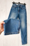 Granatowe jeansy mom Zara 36 4730 /247/401