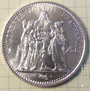 Francja 10 franków 1969 srebro 