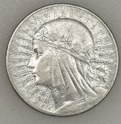 10 zł głowa kobiety 1933 rok 