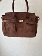 Torebka shopper duża brązowa 