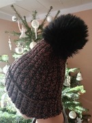 Ręcznie Robiona Czapka Zimowa – Bambus & Akryl – Handmade