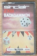 Sinclair ZX 81 BACKGAMMON Psion Software 1982