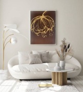 Obraz ręcznie malowany na płotnie.Kwiaty.