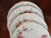 Karolina PRL talerze deserowe 6 sztuk komplet