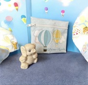 Zestaw Słodki ceramiczny słonik portmonetka saszetka portfelik na zamek