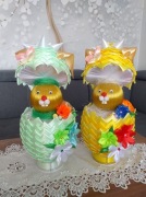 ZAJĄC w Jajku OZDOBA WIELKANOCNA XXL 40 cm piękny