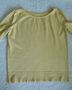 Sweter żółty  bawełna Orsay 38 groszki M 24 hm 