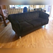 Sofa kanapa Chesterfield uzywana glamour ludwik