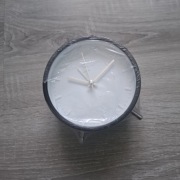 Metalowy Budzik Anchor Design (11 x 13 x 5 cm) – czarny