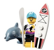 LEGO MINIFIGURES SERIA 21 71029 SURFERKA Z DELFINEM